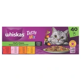 Whiskas Kattenvoer 1+ selectie van de chef in saus - 85 gram 40 stuks