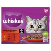 Whiskas Kattenvoer 7+ classic selectie in saus - 85 gram 12 stuks - afbeelding 1