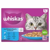 Whiskas pouch junior gelei vis selectie mp 24x85gr