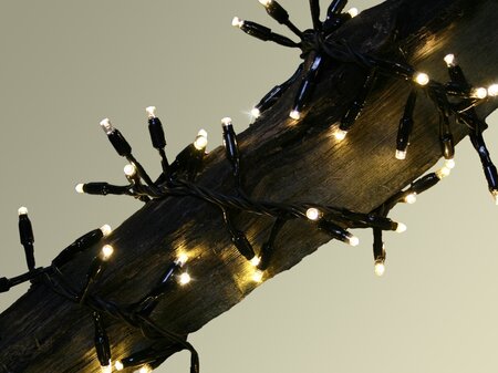 Winglinks cluster lights 2M/100L warmwhite-black cable IP65-230V-2700K