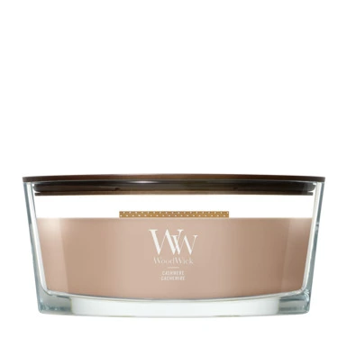 WoodWick Cashmere - Elliptische Geurkaars