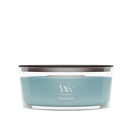 WoodWick Cedarwood & Ocean Moss Ellipse Candle