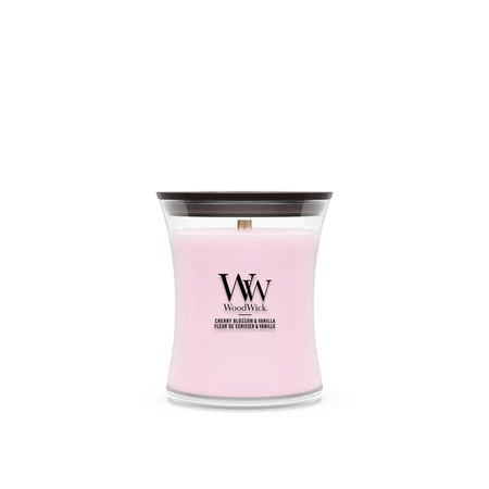 WoodWick Cherry Blossom & Vanilla Medium Candle