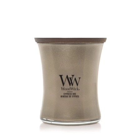 WoodWick Cypress Ore - Warm Nickel Metal Collectie
