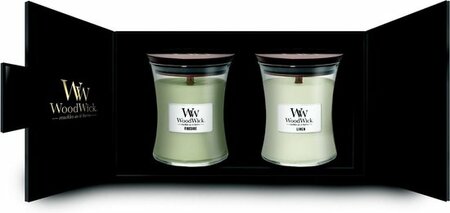 WoodWick Deluxe Gift Set 2 Medium Candles