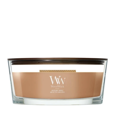 WoodWick Hazelnut Roast Ellipse Candle