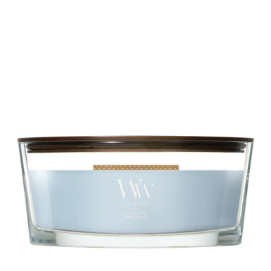 WoodWick Lakeside Mist Ellipse Candle