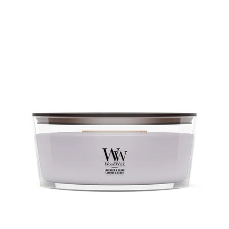 WoodWick Lavender & Cedar Ellipse Kaars