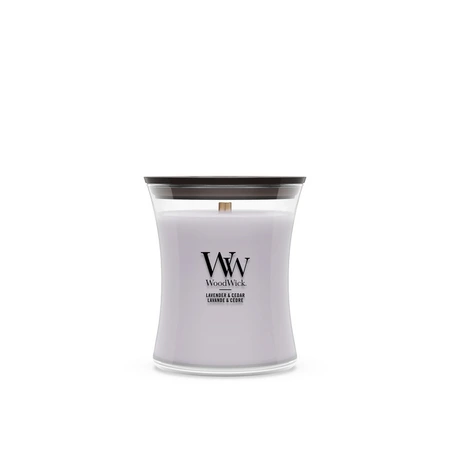 WoodWick Lavender & Cedar - Medium Geurkaars