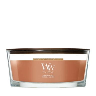 WoodWick Pumpkin Praline Ellipse Candle