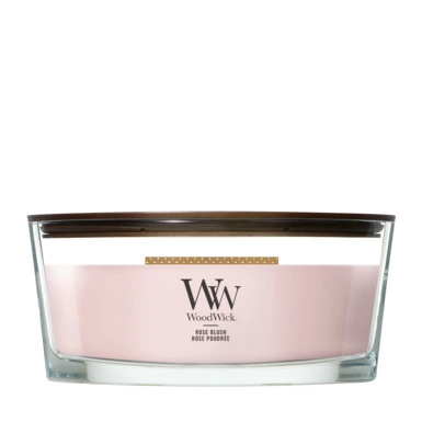 WoodWick Rose Blush Ellipse Candle
