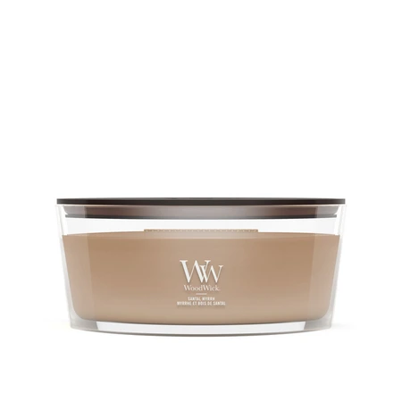 WoodWick Santal Myrrh - Elliptische Geurkaars