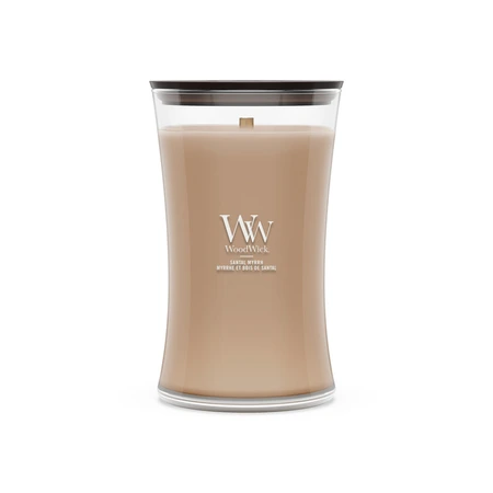 WoodWick Santal Myrrh - Grote Geurkaars