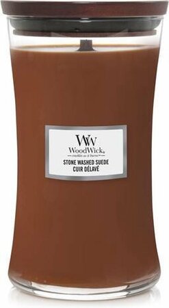 WoodWick Stone Washed Suede Large Candle