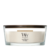 WoodWick Tonka & Almond Milk Ellipse Candle