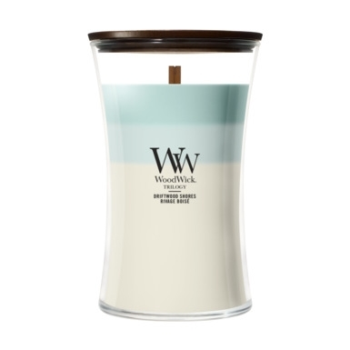WoodWick Trilogy Driftwood Shores Large Candle