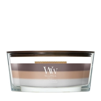 WoodWick Trilogy Radiant Cashmere Ellipse Candle