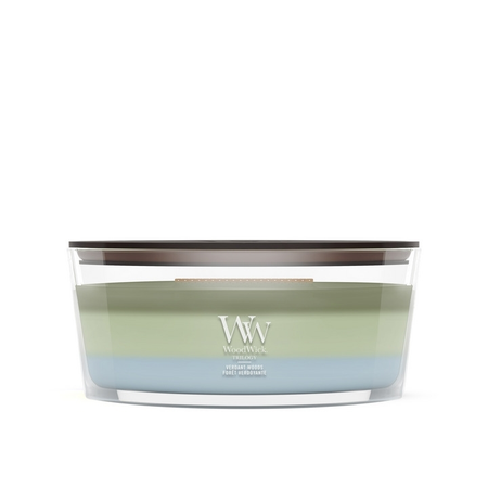 WoodWick Trilogy Verdant Woods Ellipse Candle