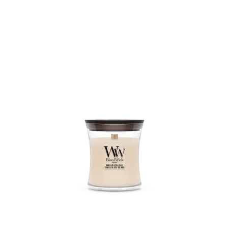 WoodWick Vanilla & Sea Salt Mini Candle