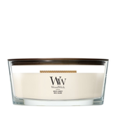 WoodWick White Honey Ellipse Candle