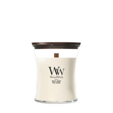 WoodWick White Honey Medium Kaars