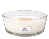 WoodWick White Tea & Jasmine Ellipse Candle - afbeelding 2