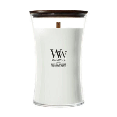WoodWick White Tea & Jasmine Grote Kaars