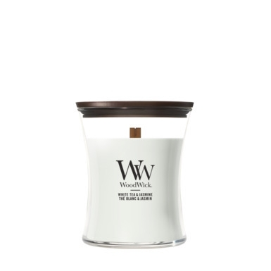 WoodWick White Tea & Jasmine Medium Candle