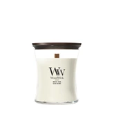 WoodWick White Teak Medium Kaars