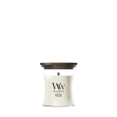 WoodWick White Teak Mini Candle