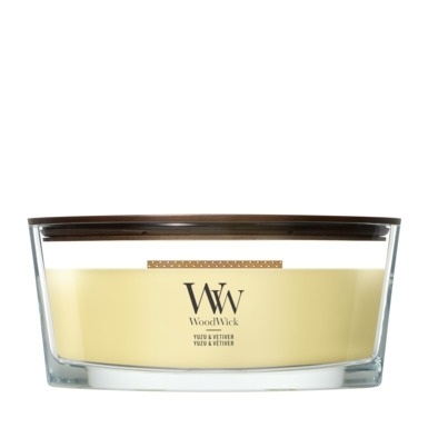 WoodWick Yuzu Vetiver Ellipse Candle