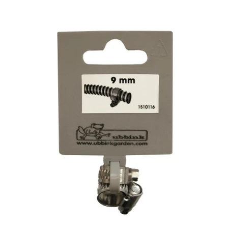 Wormslangklem verzinkt 9mm set a 2