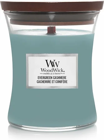 WoodWick Evergreen Cashmere Medium Candle