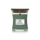 WoodWick Mint Leaves & Oak Mini Candle