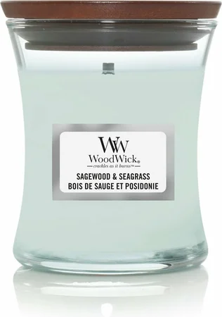WoodWick Sagewood & Seagrass Mini Candle