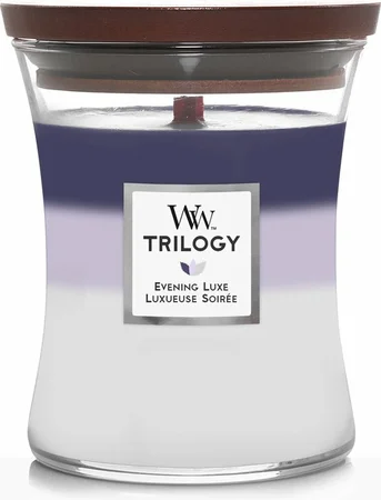 WoodWick Trilogy Evening Luxe Medium Candle