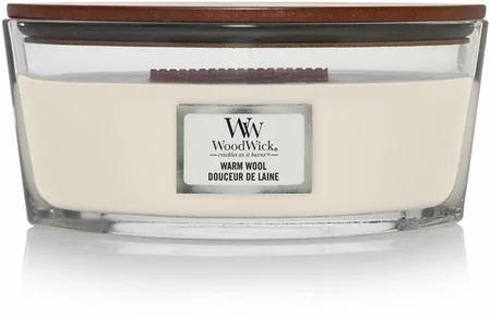WoodWick Warm Wool Ellipse Candle