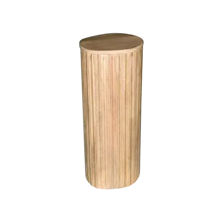 Zuil Bergen L 25 x B 23 x H 65 cm small oak
