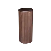 Zuil Bergen L 25 x B 23 x H 65 cm small walnut