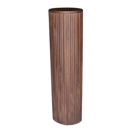 Zuil Bergen L 26 x B 30 x H 110 cm large walnut